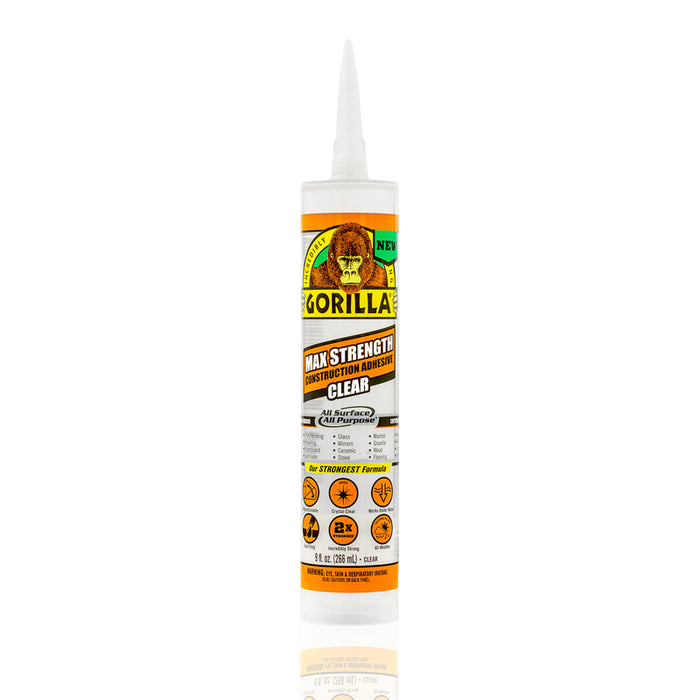 Gorilla Max Strength Construction Adhesive 9 oz
