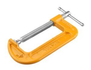 Tolsen C-Clamp 6″ Zinc Plated, Thread Bar Powder Coated