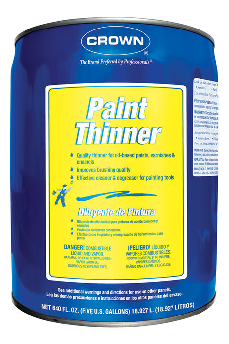 Crown Mineral Spirits Paint Thinner 5 gal