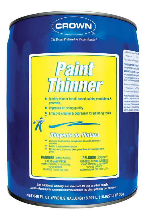 Crown Mineral Spirits Paint Thinner 5 gal