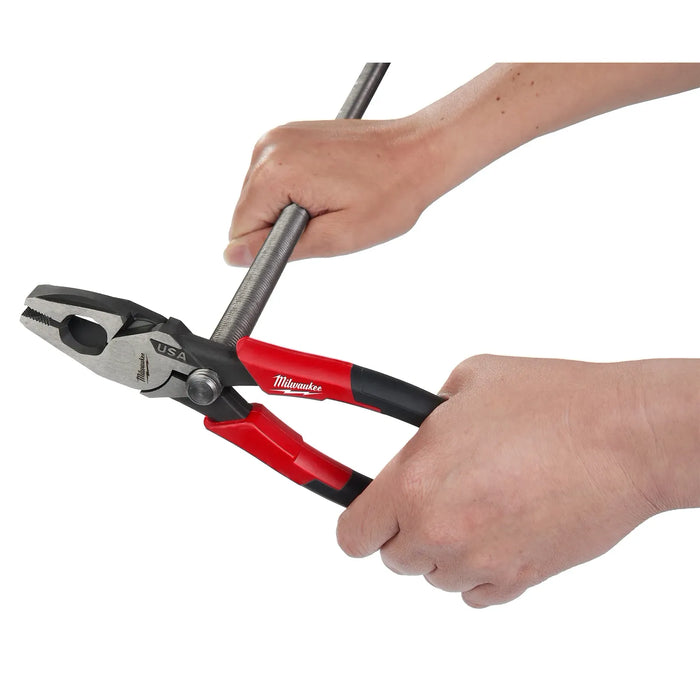 Milwaukee 9" Lineman's Comfort Grip Pliers w/ Thread Cleaner (USA) MT550T