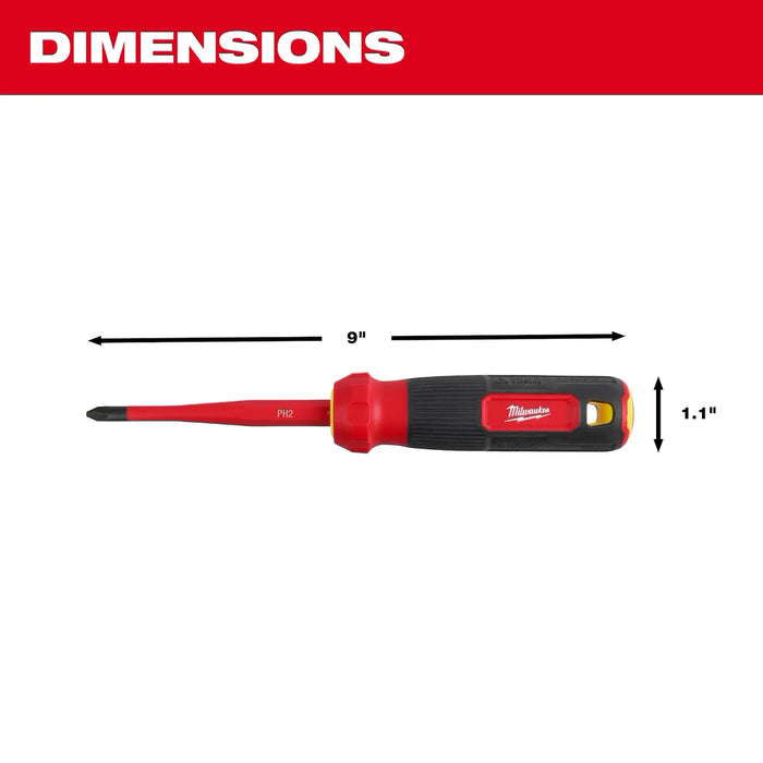 CHECK PRICES Milwaukee 8-in-1 1000V Insulated Slim Tip Multi-Bit Screwdriver 48-22-2218