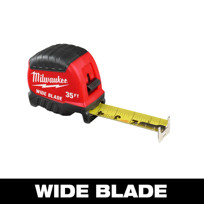 Milwaukee 35ft Wide Blade Tape Measure 48-22-1235