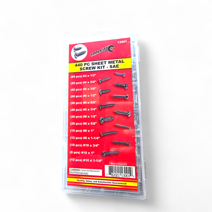 525 PC  SHEET METAL SCREW KIT - SAE