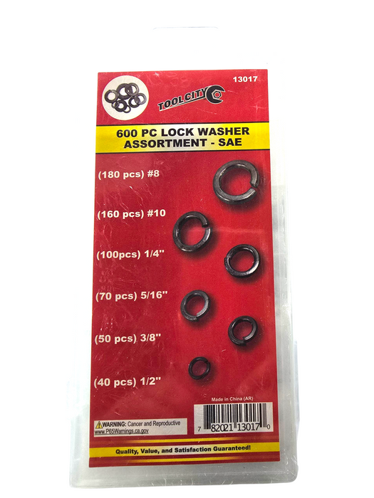 600 PC LOCK WASHER ASST - SAE