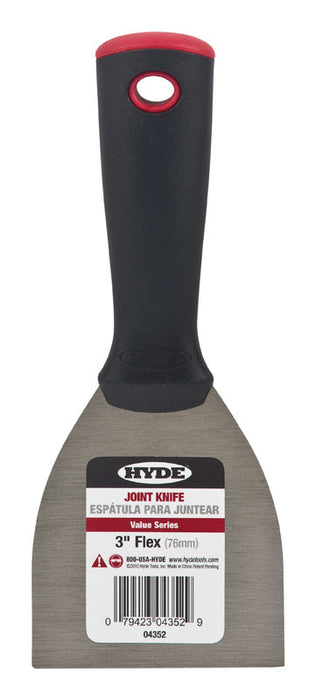 Hyde Value Series 3 in. W High Carbon Steel Flexible Wall Scraper