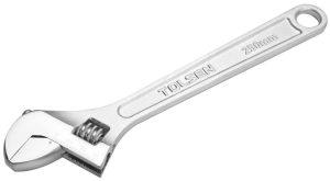 Tolsen Adjustable Wrench 18″ Drop Forged, Special Tool Steel, Chrome Finish