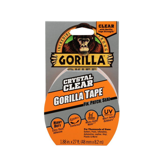 Gorilla 1.88 in. W X 27 ft. L Clear Repair Tape
