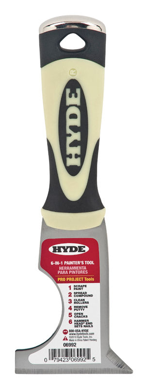 Hyde 2-1/2 in. W Carbon Steel 6-in-1 Painter's Tool