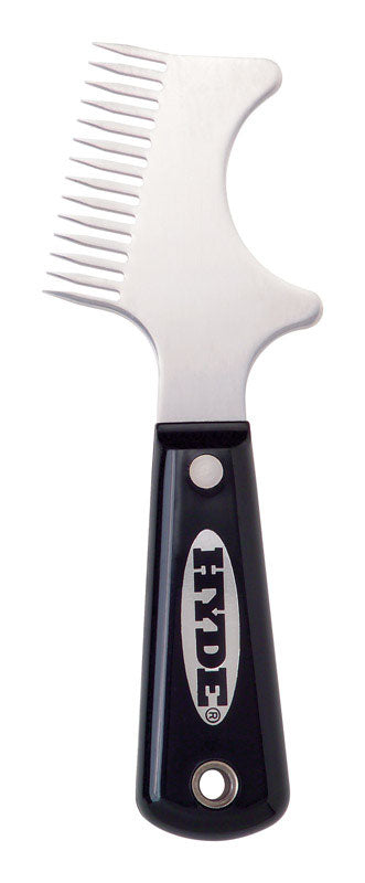 Hyde 2-1/2 in. W X 7 in. L Black Stainless Steel Brush and Roller Cleaners