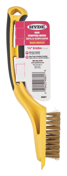 Hyde 1.12 in. W X 6.9 in. L Brass Stripping Brush