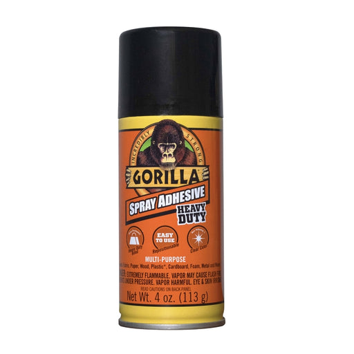Gorilla Heavy Duty Super Strength Clear Spray Adhesive 4 oz