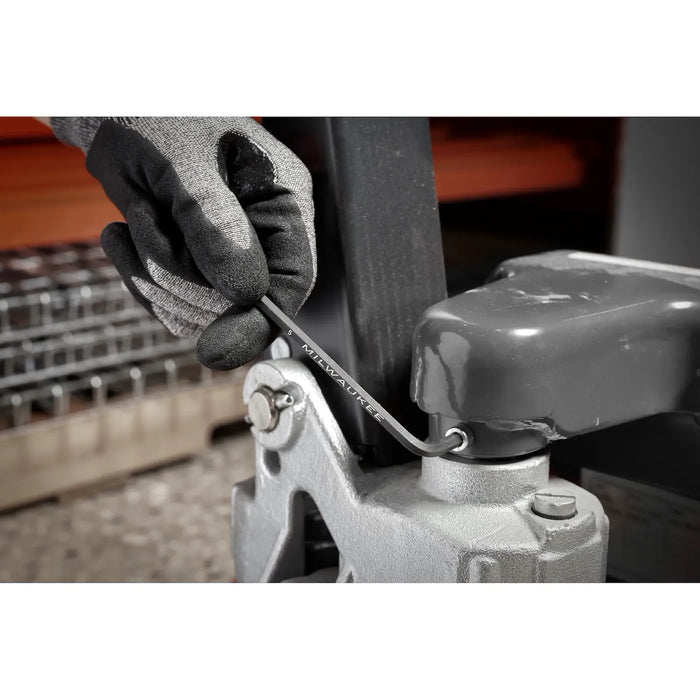 Milwaukee 9-Key Ball End L-Style Hex Key Set - Metric 48-22-2186