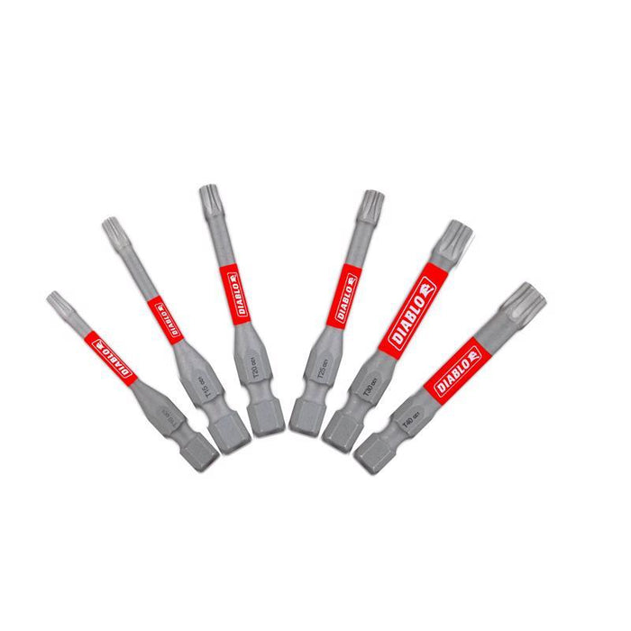 DRIVE BIT SET TORX 2 6PC