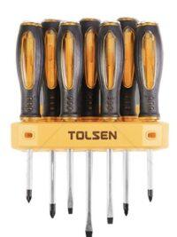 Tolsen 20195 7Pc Go-Thru Screwdriver Set