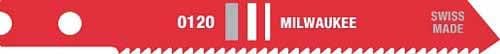 MILWAUKEE'S Jigsaw Blade,18 TPI,2-3/4In L, Pk5 (48-42-0120)