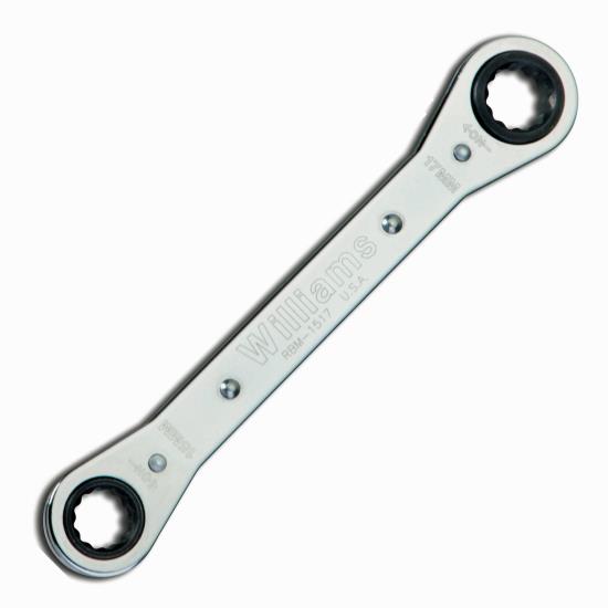 Box End Wrench, 12-Point, 3/4 x 7/8 Inch Opening, Standard - JHWRB-2428