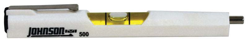Johnson 5 in. Plastic Magnetic Pocket Level 1 vial