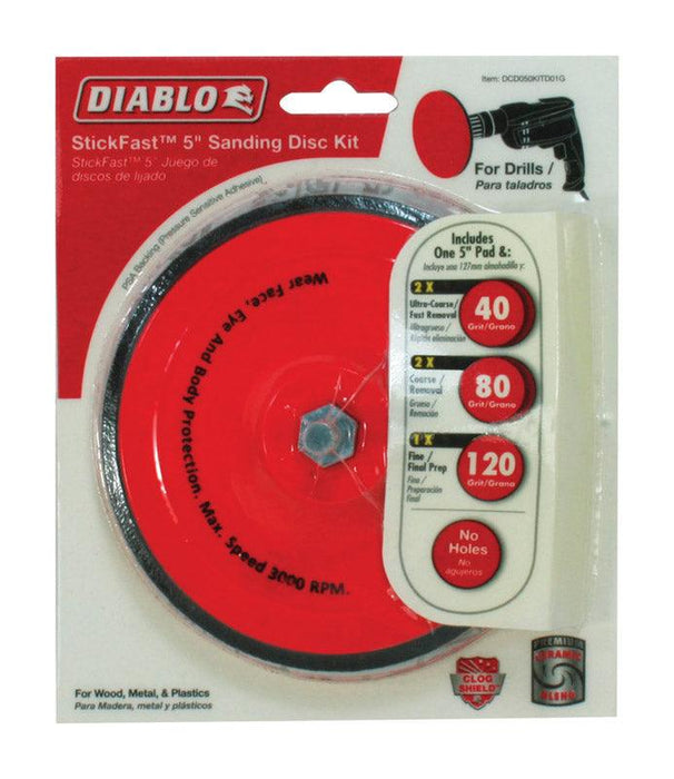 SANDING DISC KIT 5 6PK