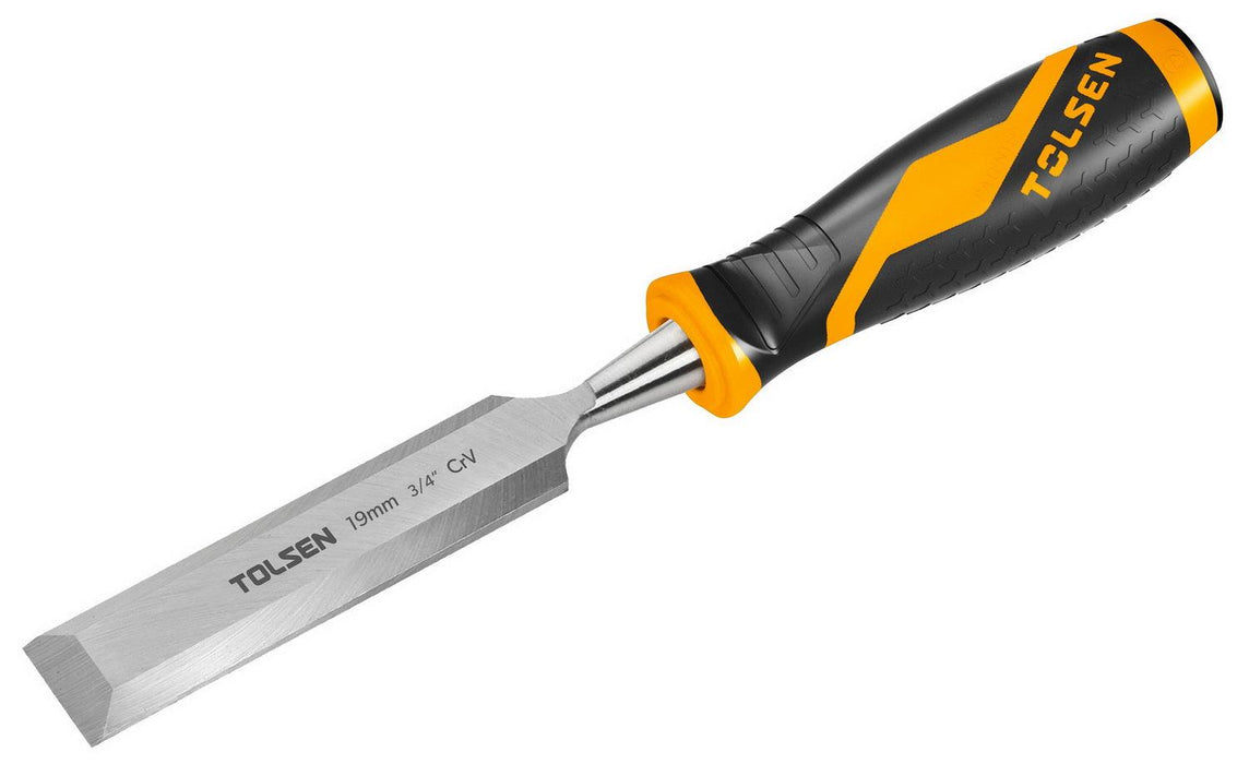 Tolsen Wood Chisel 5/8″ (Industrial) CR-V, Grip Pro Handle, 5/8″