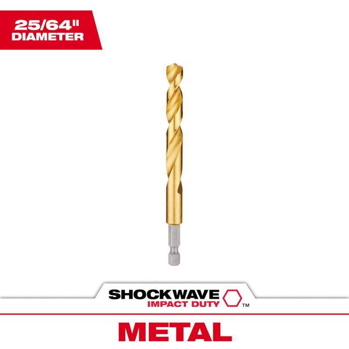 TITANIUM DRIL BIT 25/64