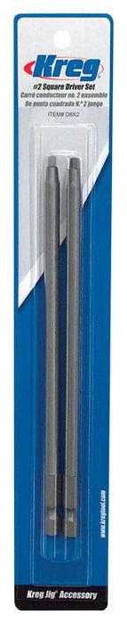 Kreg Square #2 Power Bit Steel 2 pc
