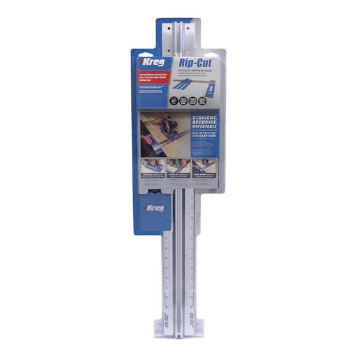 Kreg Rip-Cut Aluminum 30.88 in. L X 2.5 in. H X 8.75 in. W Saw Edge Guide Blue/Silver 1 pc