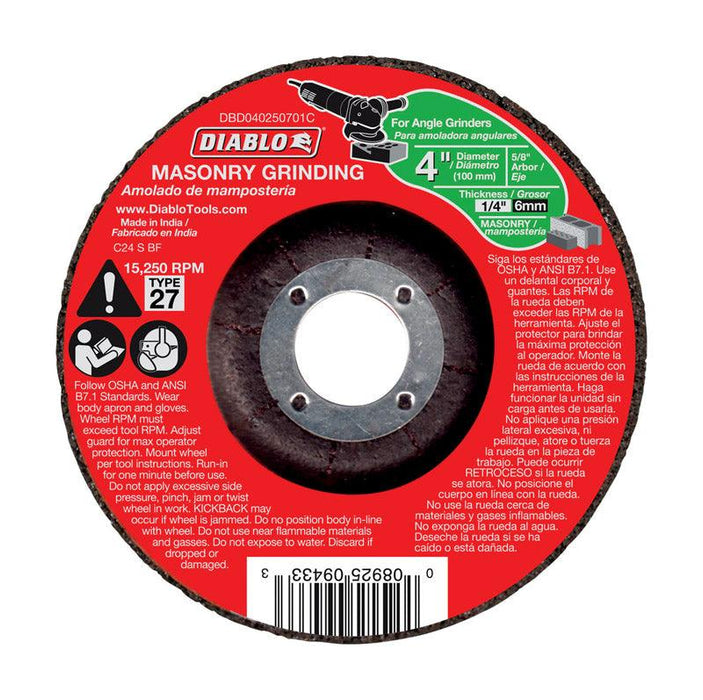 MASONRY GRIND DISC 4D