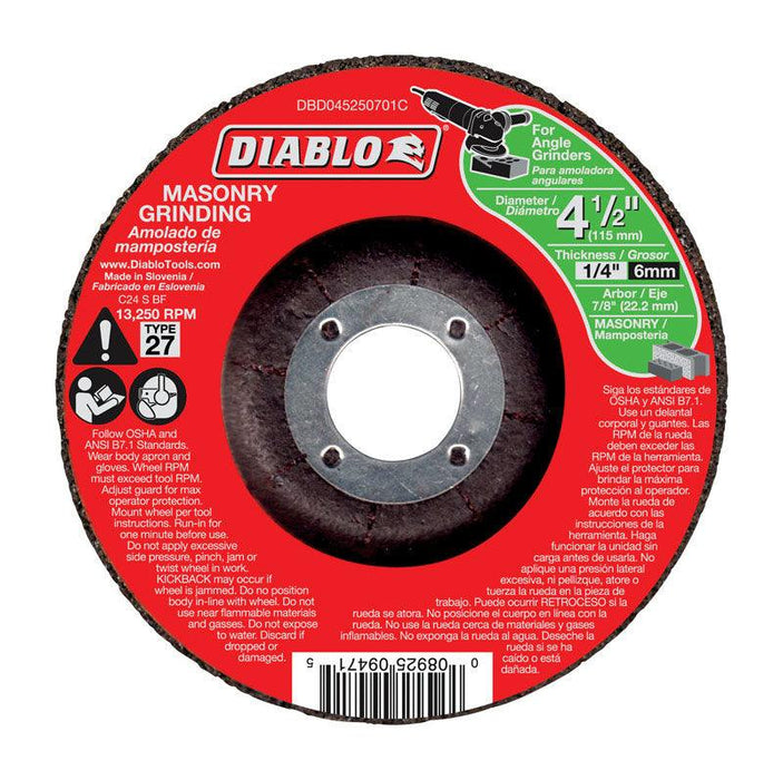 MASONRY GRND DISC 4-1/2