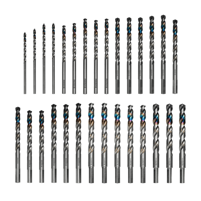 29 pc Metal Demon™ Drill Bits Set for Mild, Hardened and Stainless Steels