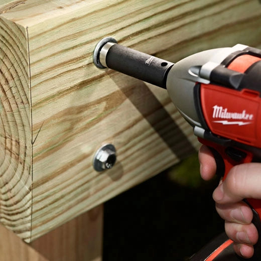 Milwaukee SHOCKWAVE™ 1/4" Hex Adapter SQ 3/8" 48-03-4405