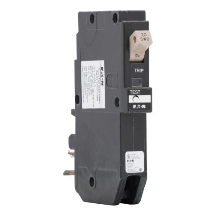 Eaton 20 amps Ground Fault Single Pole Circuit Breaker