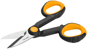 Tolsen Electrician’s Scissors (Industrial) Stainless Steel Blade, Serrated Blade Edge