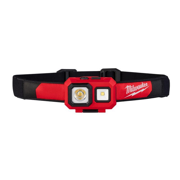 LED HEADLAMP BLK/RD 450L