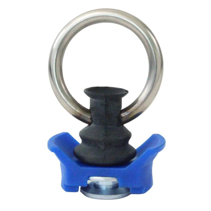 Copy of 4 Piece Aluminum Single Stud Track Fitting Rubber Boot O Ring BLUE