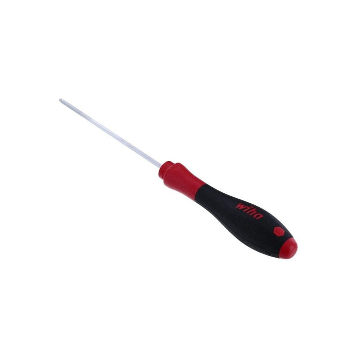 Wiha 36719 Ball End Hex Driver, with SoftFinish Handle, No Ring, Inch, 3/32 x 100mm