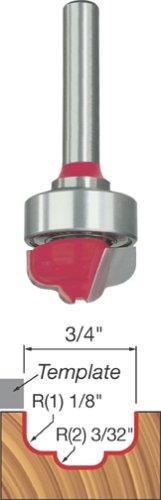 Freud 39-100 3/4-Inch Diameter Cove & Bead Groove Router Bit with 1/4-Inch Shank