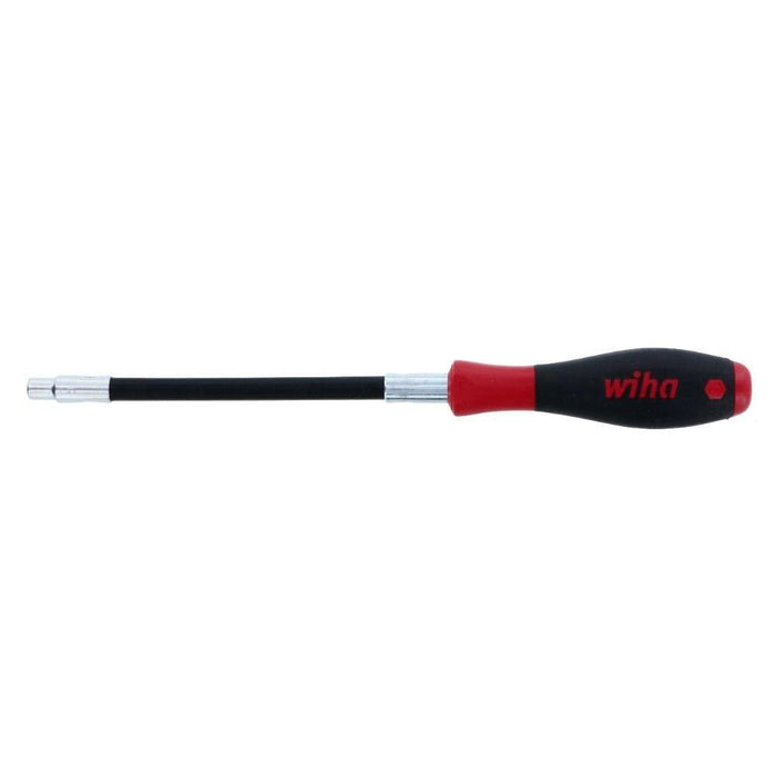 Wiha 37235 Long Flexible Shaft Nut Driver with SoftFinish Handle, Metric, 5.0 x 150mm
