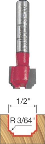 Freud 39-100 3/4-Inch Diameter Cove & Bead Groove Router Bit with 1/4-Inch Shank