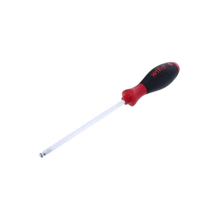 Wiha 36738 MagicRing Ball End Hex Driver with SoftFinish Handle, Inch, 1/4 x 150mm