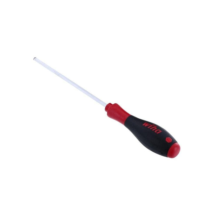 Wiha 36734 MagicRing Ball End Hex Driver with SoftFinish Handle, Inch, 3/16 x 150mm