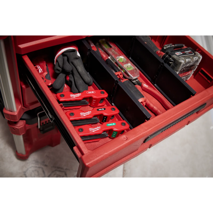 Milwaukee 2PC 17-Key Folding Hex Key Sets - SAE/Metric 48-22-2183