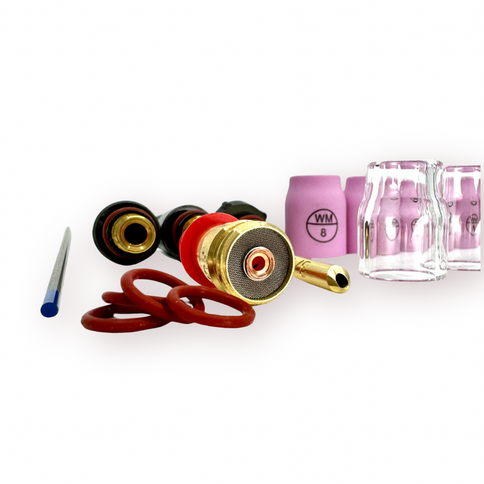 Weldmonger® Navigator Clear Gas Lens Kit for 17/18/26 Style Torches