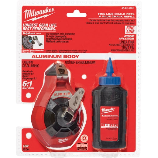 Milwaukee Precision Line Kit W/Blue Chalk 48-22-3992T