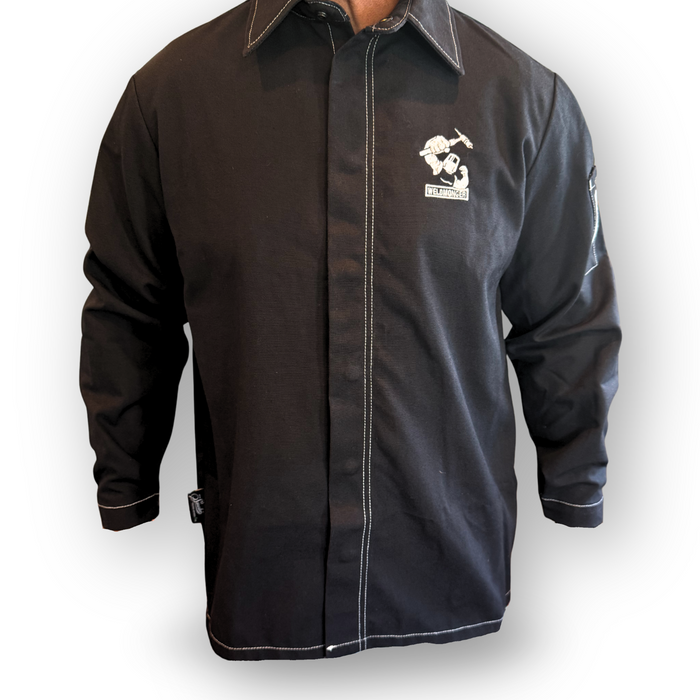 Weldmonger® FR Lightweight Welding Jacket, Up In Smoke Welding Apparel Limited Edition
