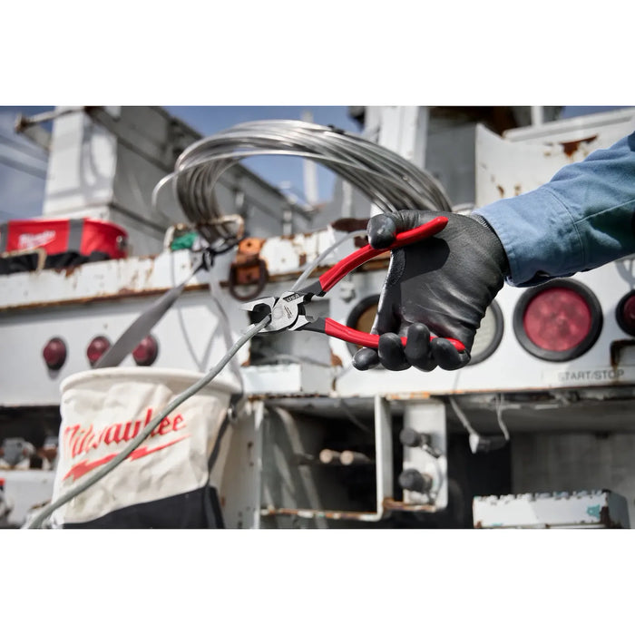Milwaukee 9" Lineman's Dipped Grip Pliers w/ Thread Cleaner (USA) MT500T
