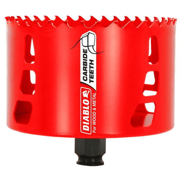 Diablo 4-1/8" Carbide Teeth Hole Saw for Wood and Metal
