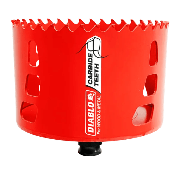 Diablo 4" Carbide Teeth Hole Saw for Wood and Metal