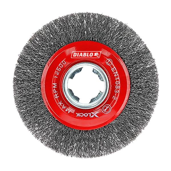 Diablo 4" X-LOCK Carbon Steel Crimped Wire Wheel