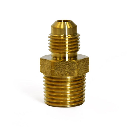 ATC 1/4 in. Flare X 1/4 in. D Male Brass Adapter